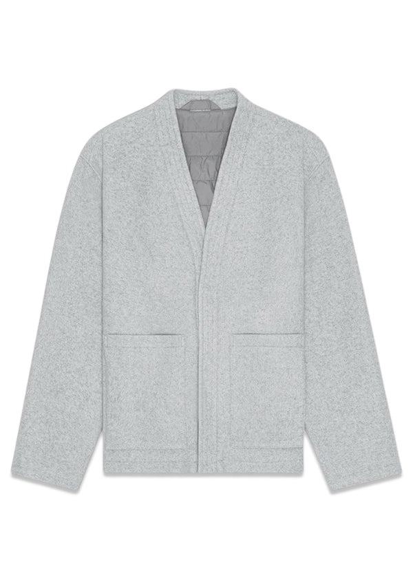 Yuki Kimono 8012 - Light Grey Melange-Outerwear-Nn. 07-Butler Loftet