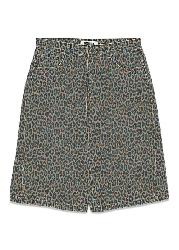 Yuto Twisted Leo Shorts - Black-Yellow-Shorts-Woodbird-Butler Loftet