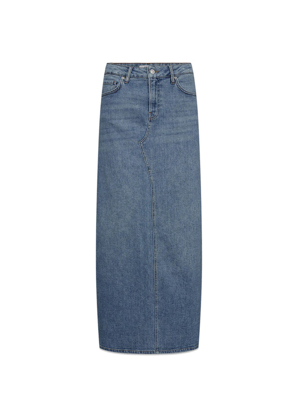 Zoe Maxi Skirt Wash Cadiz - Denim Blue-Skirts-Ivy Copenhagen-Butler Loftet