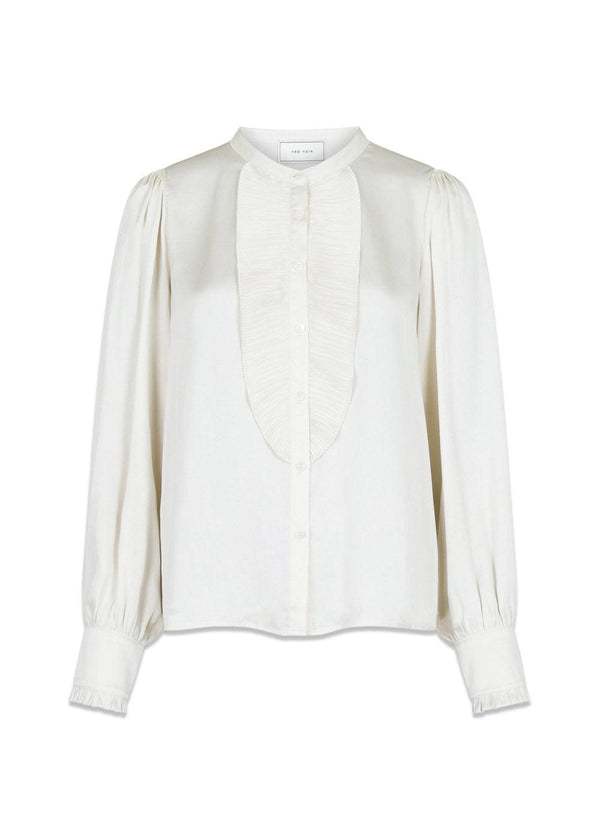 Zola Blouse - Off White-Blouses-Neo Noir-Butler Loftet