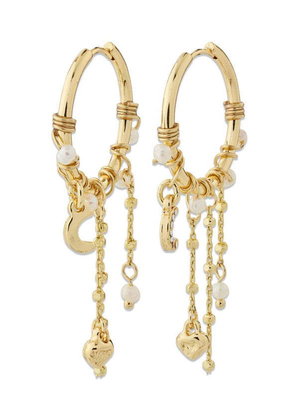 ARLET earrings gold-plated - Gold Plated