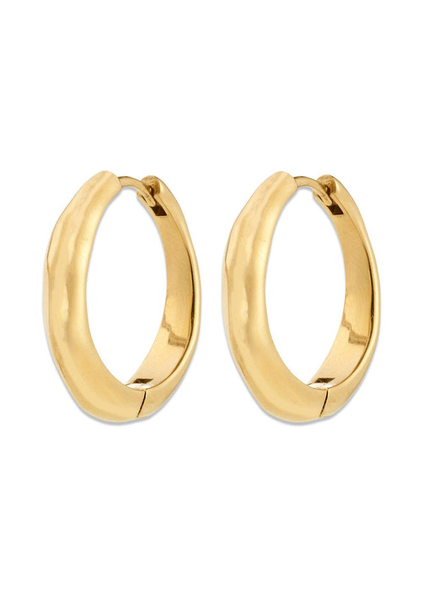 HARRISON hoops gold-plated - Gold Plated