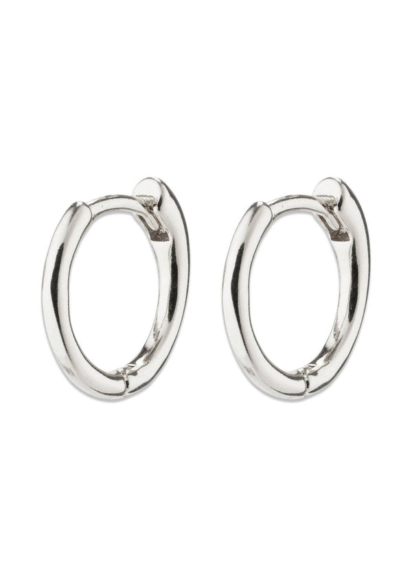 EANNA small hoops silver-plated - Silver Plated
