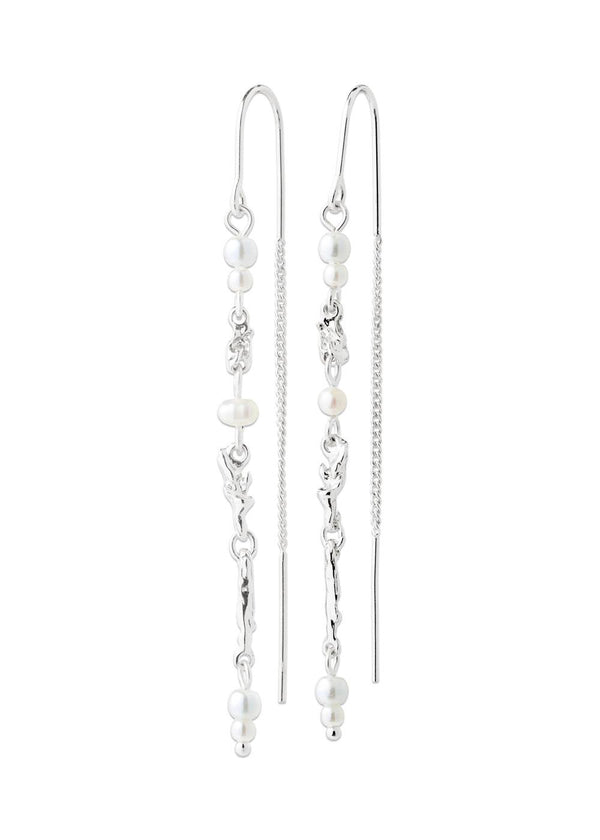 SLOAN chain earrings silver-plated - Silver Plated