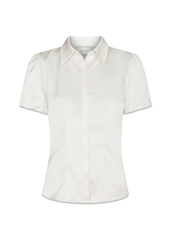 Lyselle Heavy Sateen Shirt - Pearl