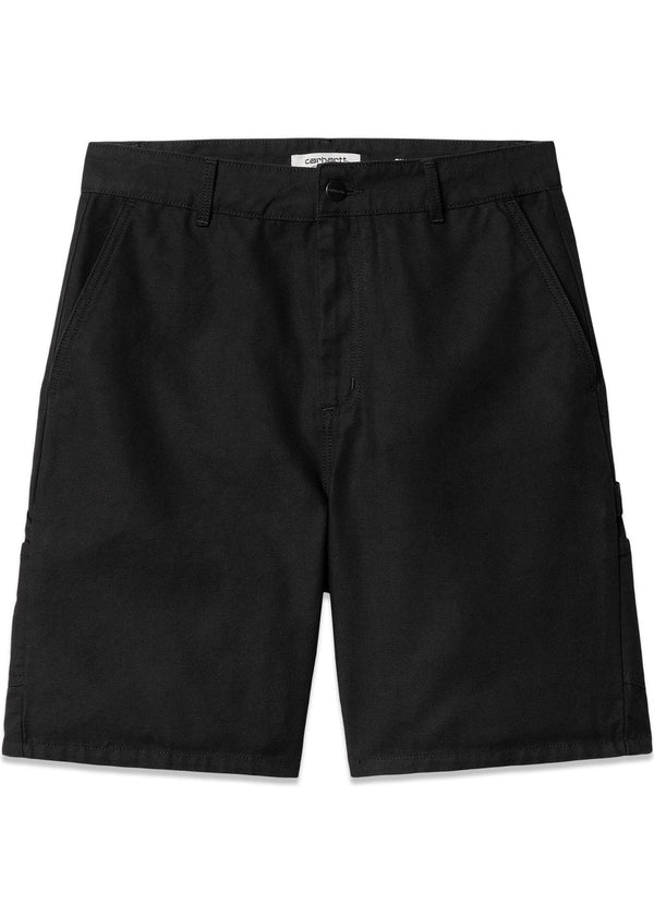 w' pierce short - Black Garment Dyed-Shorts-Carhartt WIP-Butler Loftet