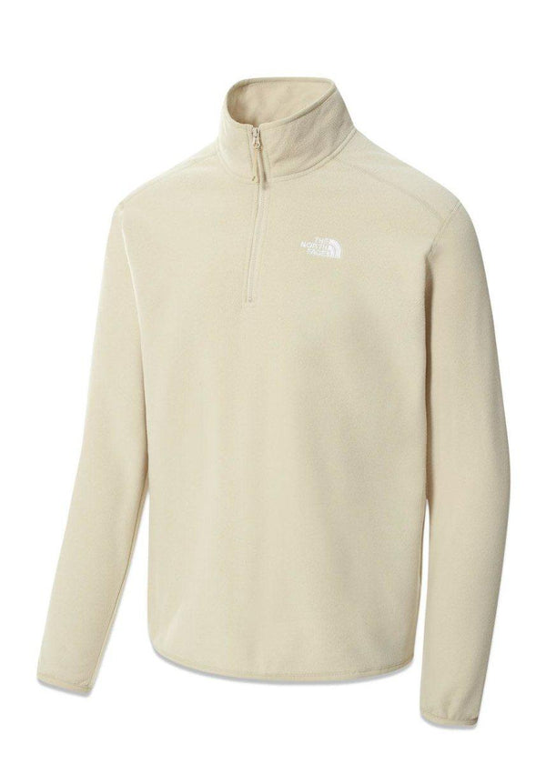 The North Faces 100 glacier 1/4 zip - Gravel. Køb fleece her.