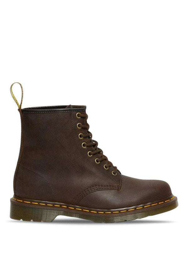 Dr. Martens' 1460 Dark Brown Crazy Horse - Dark Brown. Køb støvler her.