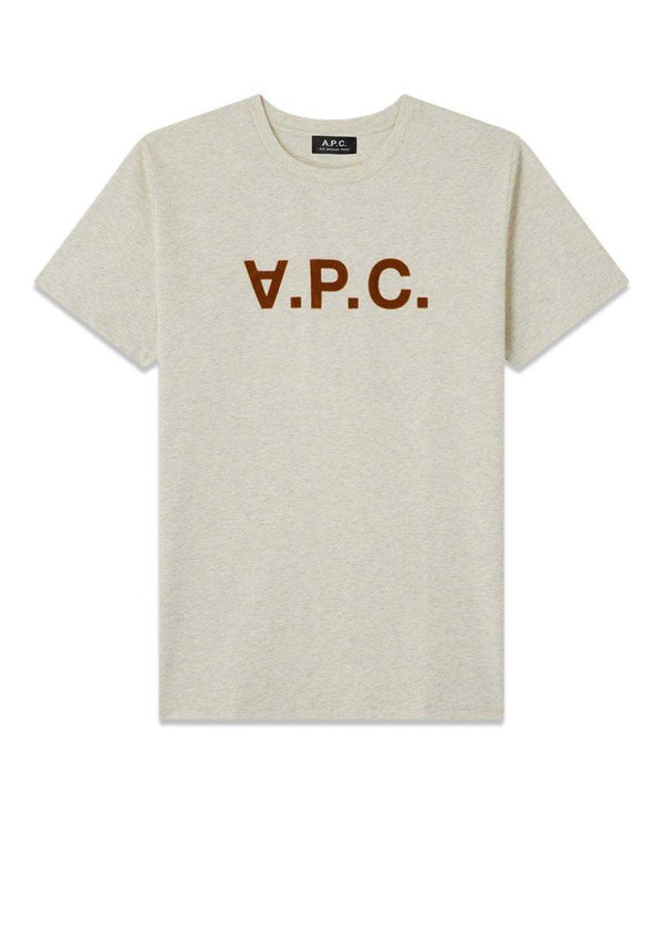 A.P.C's APC Logo Tee - Beige. Køb t-shirts her.