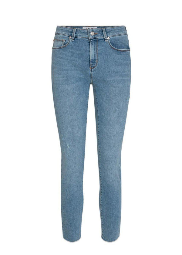 Ivy Copenhagen's Alexa Jeans Wash Bright Cool - Denim Blue. Buy jeans here.