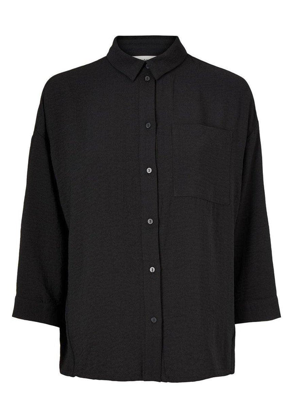 Modströms Alexis shirt - Black. Køb blouses her.