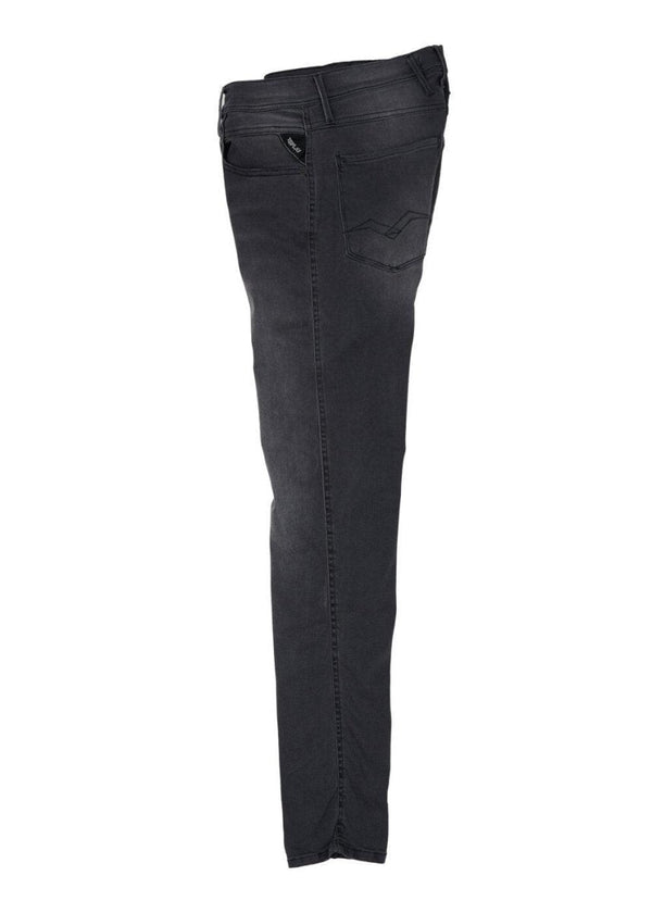 Replays Anbass Re-used - Grey. Køb jeans her.