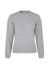 Modströms AnnaMD O-neck - Gray Melange. Buy knitting here.