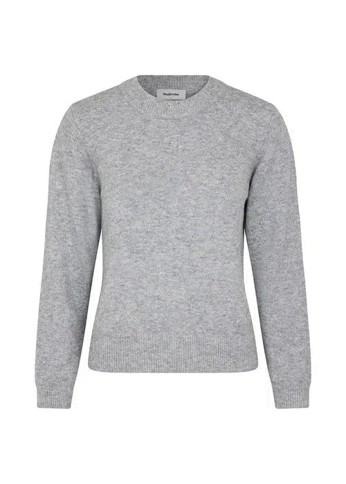 Modströms AnnaMD O-neck - Gray Melange. Buy knitting here.
