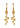Maanestens Aryah Earring - Sterling Silver (925) Gold Pla. Køb øreringe her.