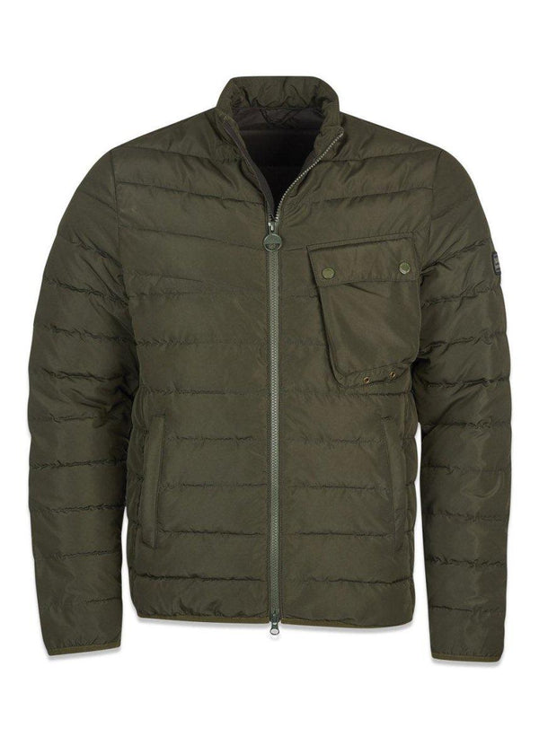 Barbours B. Int Winter Chain Quilted Jacket - Sage. Køb dunjakker||vinterjakker her.