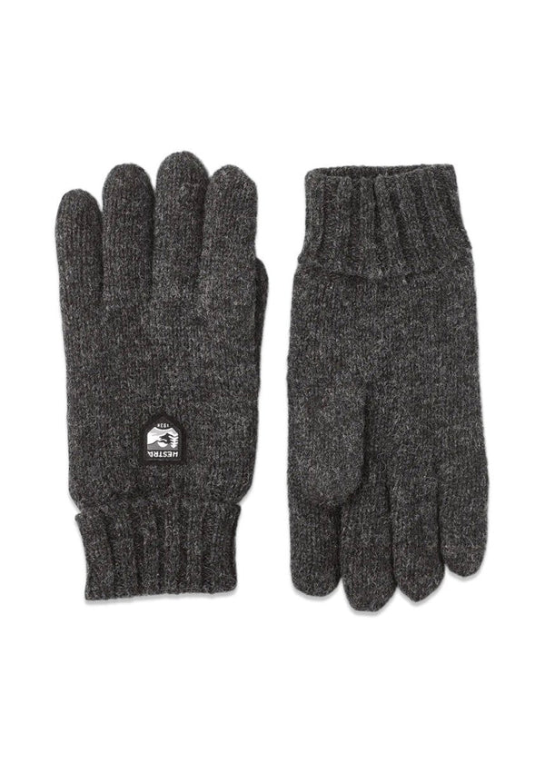 Hestra's Basic Wool Glove - Charcoal. Buy gloves here.