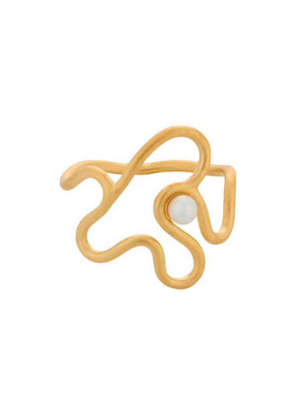 Pernille Corydons Bay Pearl Ring - Gold. Køb ringe her.