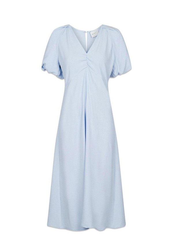 Neo Noirs Bomba Solid Dress - Light Blue. Køb kjoler her.