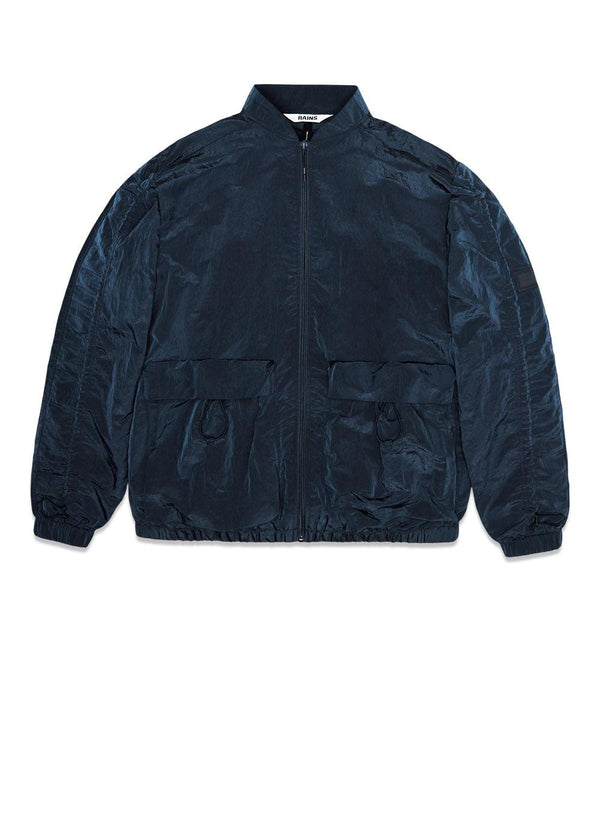 Rains' Bomber Jacket - Ink. Buy outerwear here.