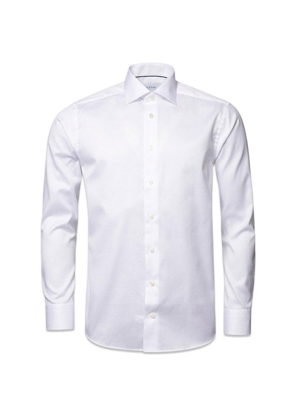 Eton's Contemporary-Signature Twill - White. Buy shirts here.