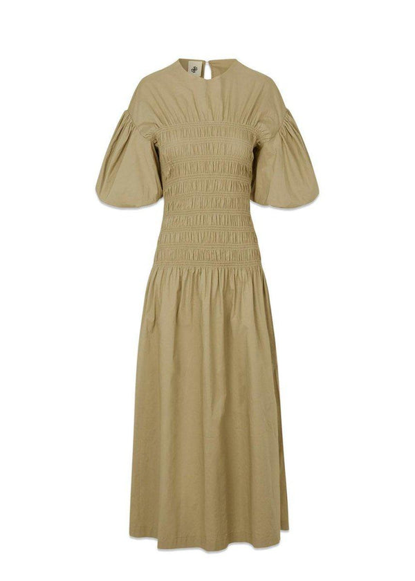The Garments Cyprus Smock Dress - Olive.