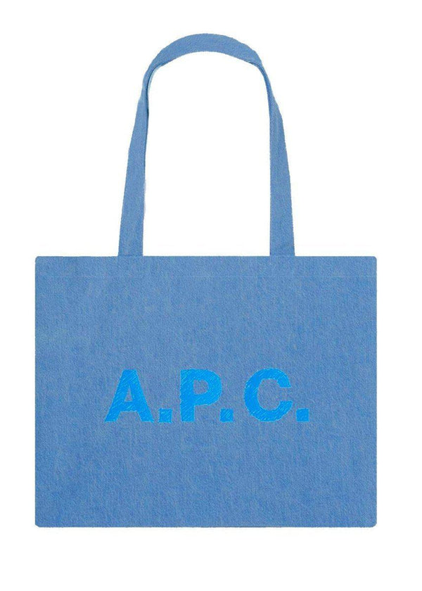 A.P.C's Diane Shopping Bag - Blue. Køb designertasker||skuldertasker||tote bag her.