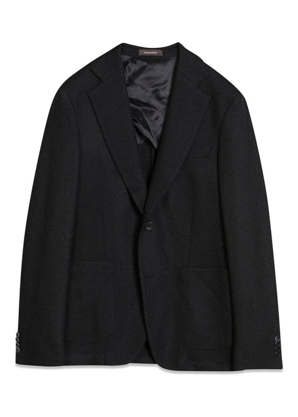 Oscar Jacobsons Egel Patch Blazer - Black. Køb blazers her.