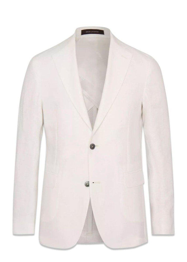 Oscar Jacobsons Egel Soft Blazer - White Sand. Køb blazers her.