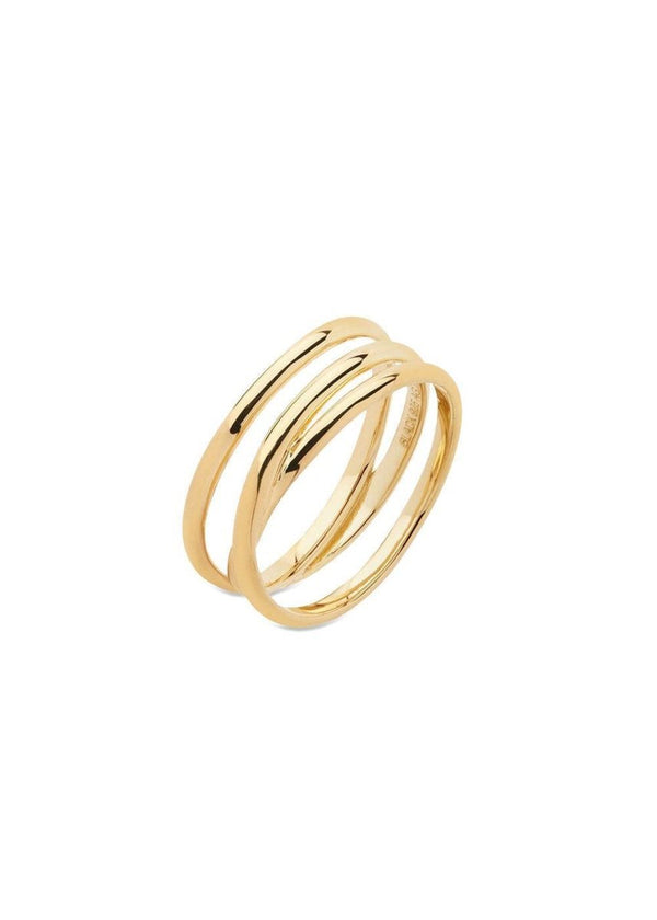Maria Blacks Emilie Wrap Ring - Gold. Køb ringe her.