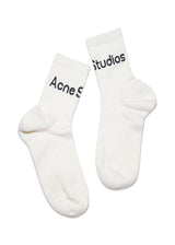 Acne Studios' FN-UX-ACCS000078 - White/Charcoal. Buy socks/stockings here.