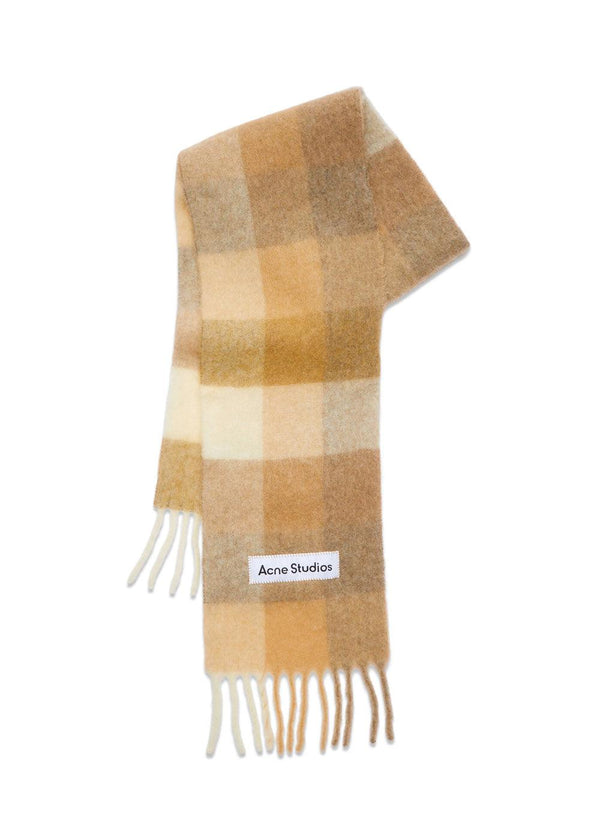 Acne Studios' FN-UX-SCAR000115 - White/Beige. Buy scarf here.