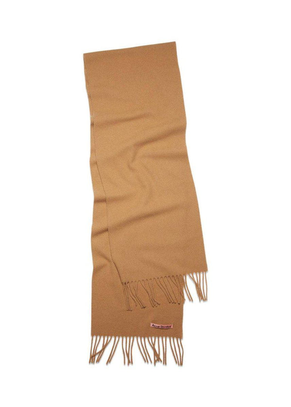 Acne Studios' FN-UX-SCAR000151 - Light Brown Melange. Køb scarf her.