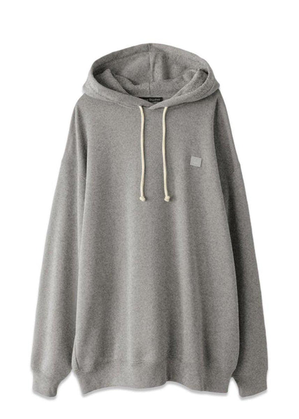 Acne Studios' Farrin Face - Light Grey Melange. Køb hoodies her.