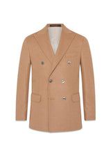 Oscar Jacobsons Farris Blazer - Camel. Køb blazers her.