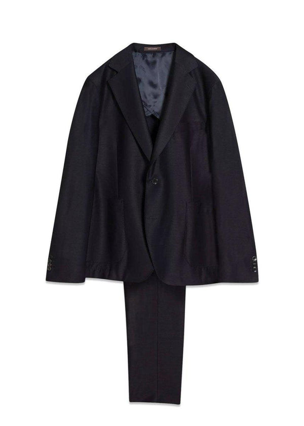 Oscar Jacobsons Ferry Patch Soft Suit - Navy. Køb jakkesæt her.
