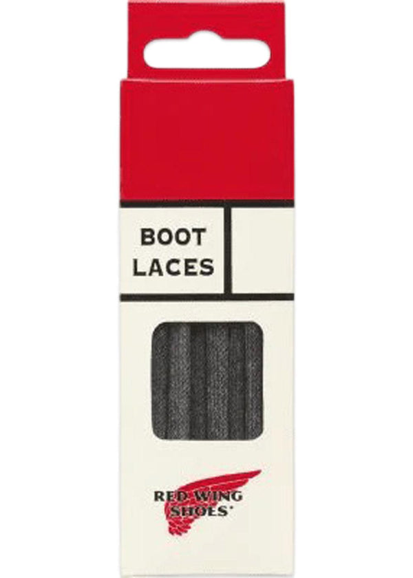 Red Wings Flat Waxes Laces - Black. Buy accessories here.