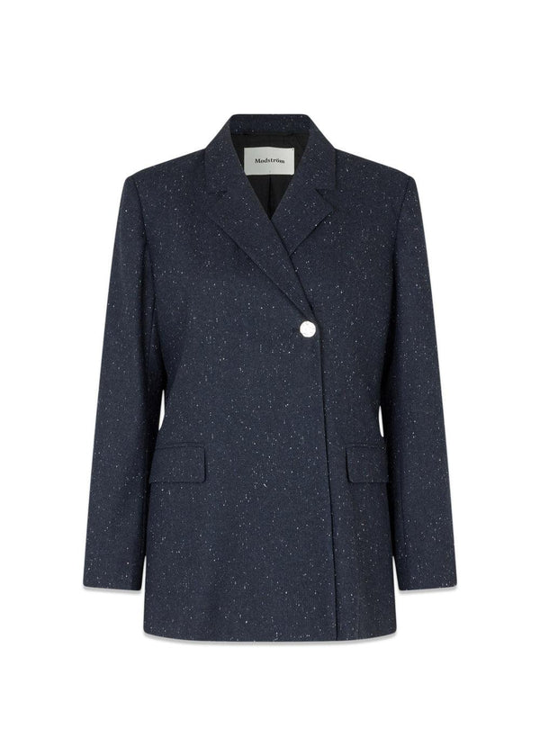 Modströms FolaMD blazer - Dark Navy Melange. Køb jakkesæt women her.