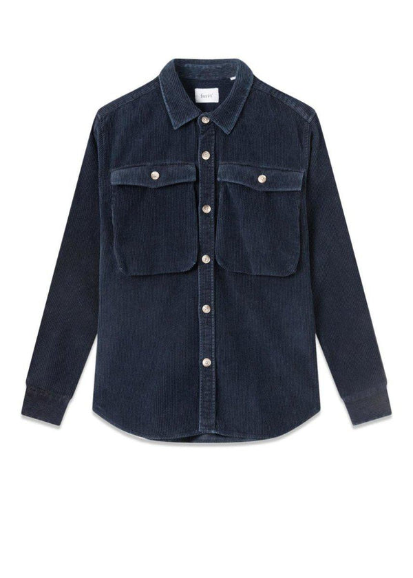 Foréts GONE CORDUROY SHIRT - Navy. Køb shirts her.
