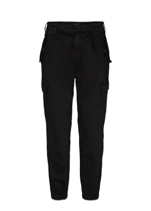 Ivy Copenhagens Hay Cargo Pant Col. - Black. Køb bukser her.