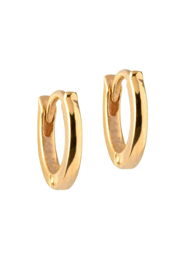 ENAMEL Copenhagens Hoops, Classic 6 mm - 925S/Gp. Køb øreringe her.