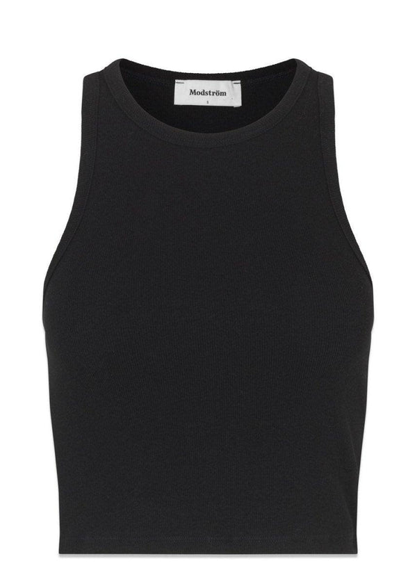 Modströms IgorMD crop top - Black. Køb toppe her.
