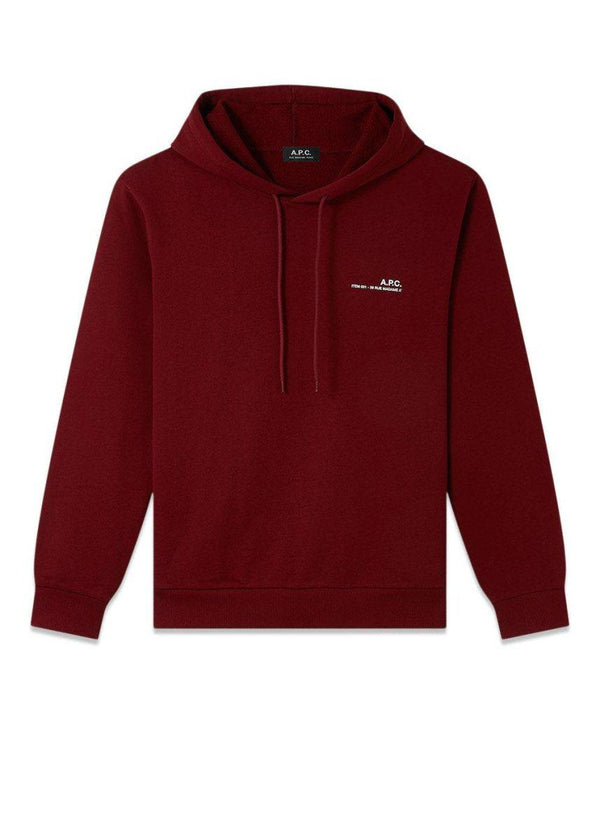 A.P.C's Item Hoodie Sweat - Rouge. Køb hoodies her.
