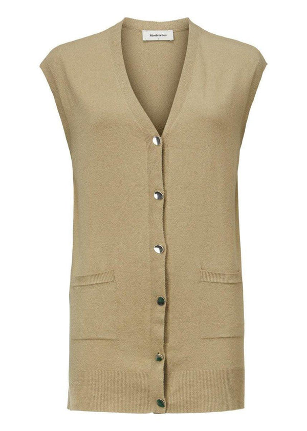 Modströms Jean vest - Twill. Køb veste her.
