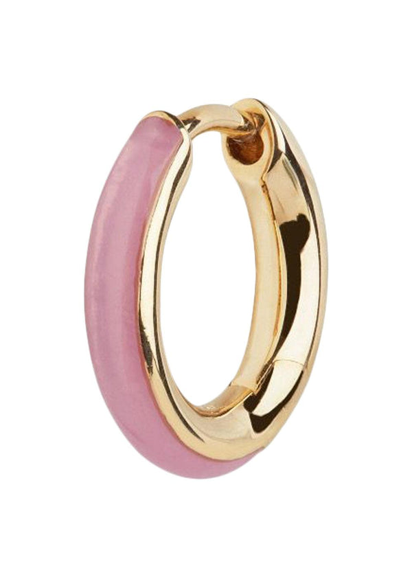 Maria Blacks Kate Lilac Huggie - Gold. Køb øreringe her.