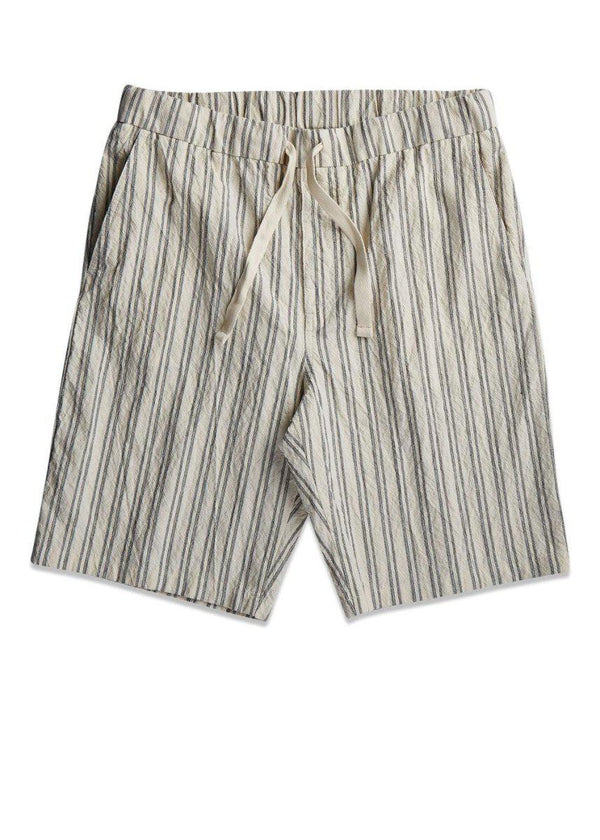 Nn. 07s Keith Shorts 1652 - Black Stripe. Køb shorts her.