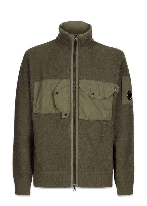 C.P. Companys Knitwear - Cardigan - Ivy Green. Køb strik her.