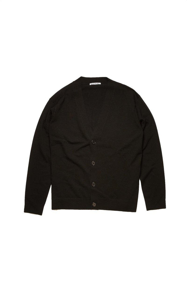 Acne Studios' Korba Merino - Black. Køb strik her.