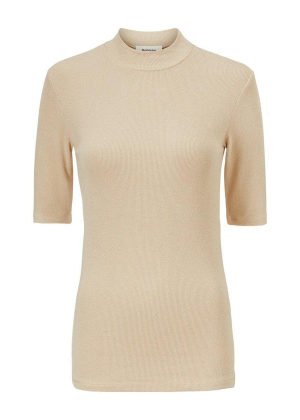 Modströms Krown t-shirt - Powder Sand. Køb t-shirts her.