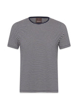 Oscar Jacobson's Kyran Striped T-shirt - Navy White. Buy t-shirts here.